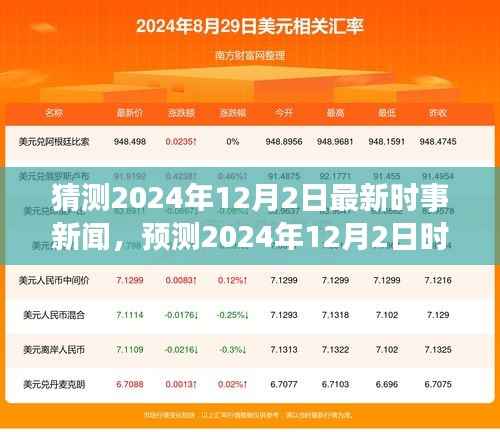 揭秘未来走向,2024年12月时事新闻预测与初步揭示