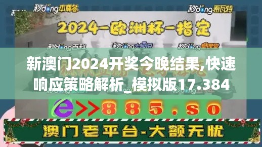 新澳门2024开奖今晚结果,快速响应策略解析_模拟版17.384
