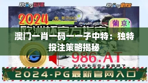 澳门一肖一码一一子中特:独特投注策略揭秘