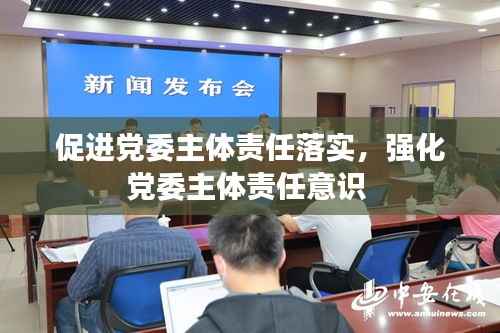 促进党委主体责任落实，强化党委主体责任意识 