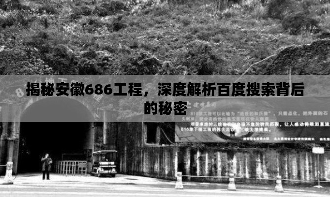 揭秘安徽686工程,深度解析百度搜索背后的秘密