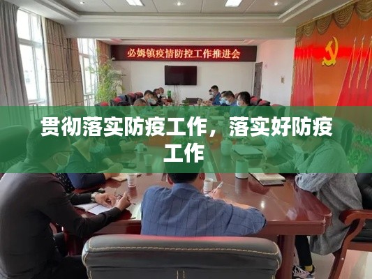 贯彻落实防疫工作，落实好防疫工作 
